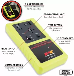 3009 PERFORMANCE TOOL Cordless Relay Tester #2