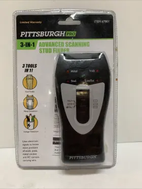 67801 PITTSBURGH Led Stud Finder Voltage Detector
