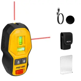 2LMLI PREXISO Rechargeable Magnetic Stud Finder Cross Line