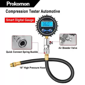 PT8090 PROKOMON Compression Tester Digital Gauge Engi #2