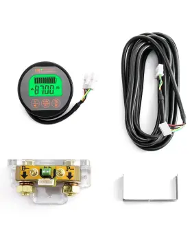 3062 QWORK Battery Monitor Voltmeter Ammeter Voltage
