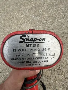 MT212 SNAP-ON Tools Volt Timing Light Repair Rough Cord #2