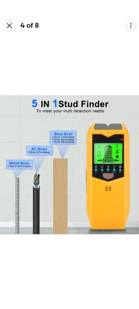 601549147333 THESILICONVALLEY Stud Finder Wall Scanner Wood