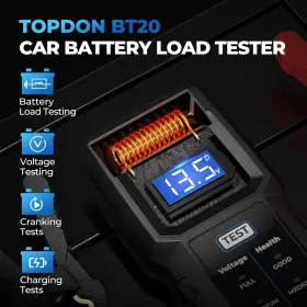 850028162750 TOPDON Car Battery Tester #3