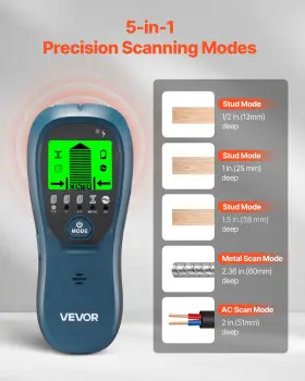 197988892861 VEVOR Stud Finder Wall Scanner Detector Lcd