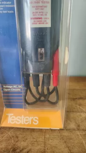 078693013072 WOODS Voltage Tester Vac Vdc Nos #3