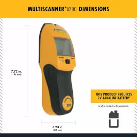 042186722987 ZIRCON Multiscanner Wall Scanner Detector Ac #3