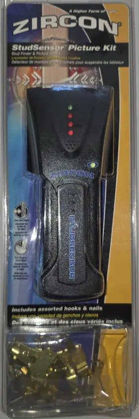 62371 ZIRCON Studsensor Electric Stud Finder Led Hooks Nails