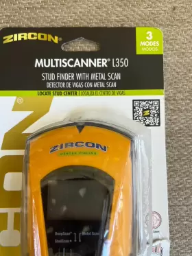 L350 ZIRCON Stud Finder Multiscanner Center Finding #3
