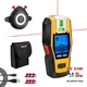 2-in-1 Stud Finder with Laser Level, Rechargeable Multi Surface Cross Line