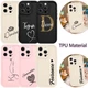 Custom Phone Cover For iPhone 16e 15 14 Samsung S23 Plus S24 Fashion Rubber Case