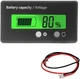 12V 24V 36V 48V Battery Meter, Waterproof Monitor Gauge Digital Black 