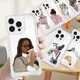 Girly Silicone Phone Cover For iPhone 15 Pro Max 14 16 Samsung A35 A36 A56 Case