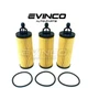 Mopar 3 Oil Filter Cartridges Chrysler Dodge Jeep 3.2 3.6L MO-349 OEM 68191349AB