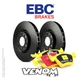 EBC Rear Brake Kit Discs & Pads for Ford Grand C-Max 1.6 Turbo 150 2010-