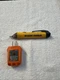 Klein Tools RT210 Outlet Tester, Receptacle Tester & NCVT-1P Voltage Tester Lot
