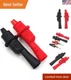 Extra-Large Insulated Alligator Clips - Perfect for Fluke TL71, TL75, TL175