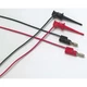 Fluke Tl950 Mini Pincer Test Leads, Stackable 4Mm Banana Plug To Mini Pincers,