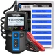 TOPDON BT100W Bluetooth 12V Battery Tester Cranking & Charging Test 100-2000CCA