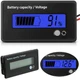 Frienda Dc 12v 24v 36v 48v 72v Battery Meter with Alarm Blue Light 
