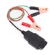  OBD II Memory Saver Connector with Two 2 Alligator Clips 