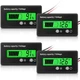 Frienda 2 Pieces Dc 12v 24v 36v 48v 60v 72v 84v Golf Cart Battery Meter Green 