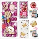 For Samsung Z Fold 3 4 5 6 Women Girl PU Leather Bling Shoulder Card Wallet Case