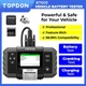 TOPDON BT600 Digital Battery Tester with Printer for Car Duty Truck