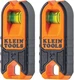 Klein Tools MSF1002 Magnetic Stud Finder and Level, Compact, Wood Orange 
