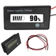 12V 24V 36V 48V Car Battery Meter, Lead-Acid Lithium-ion Battery Capacity Vol...