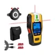 PREXISO 2-in-1 Stud Finder with Laser Level, Rechargeable Multi Surface Cross...