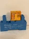 Used - Finder  Relay Type 40.52 With Socket Base 95.85.3