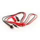 Triplett 48 in. Easy To Use Test Leads with Insulated Screw-On Allligator Clips