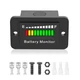OBDMONSTER BM210 12V 24V 36V 48V 60V 72V Battery Meter, Waterproof LED 