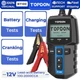 TOPDON BT100 100-2000CCA Auto Alternator Tester Digital Auto Battery Analyzer