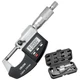 VEVOR Digital Outside Micrometer 0-1in Range 0.00005in Resolution LCD Screen