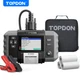 2026 TOPDON BT600 Battery Tester Printer 12V 24V Car Load Charging Cranking Test