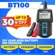 2026 TOPDON BT100 Car Battery Tester 12V Load Analyzer Cranking Charging System