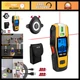 PREXISO 2-in-1 Stud Finder with Laser Level, Rechargeable Multi Surface Cross