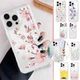 For iPhone 16 Plus 13 17 14 15 Pro Max Cover Shockproof Rubber Flower Phone Case