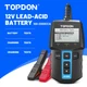 2026 TOPDON BT100 12V Battery Tester Charging Test Car Battery Checker Analyzer