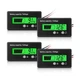 Frienda 2 Pieces Dc 12v 24v 36v 48v 60v 72v 84v Golf Cart Battery Meter with ...