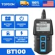 TOPDON BT100 Car Battery Tester 12V Load Tester Alternator Analyzer Spring Sale