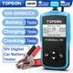 TOPDON AB101 Battery Tester Displays Battery Health and Charging Status