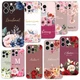 Sweet Flower TPU Cover For iPhone 14 Pro 15 16 11 12 13 14 Customized Phone Case