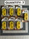 NOS 7-pack lot National Hardware N260-154 Magnetic Stud Finder Yellow