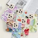 Fragrant Floral Rubber Cover For iPhone 16 Pro Air 15 17 Samsung S25 Phone Case