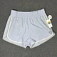 Vuori Women's Cardiff Shorts Gray Striped 3" Performance Activewear Size M