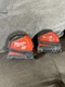 2 Milwaukee 25 ft Compact Measuring Tape - Red (48-22-6625)