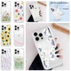 Flower Design Slim Clear TPU Cover For iPhone 15 Plus 14 12 13 16 Pro Phone Case